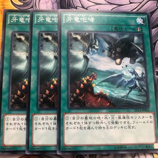 遊戯王　牙竜咆哮 ノーマル3枚セット