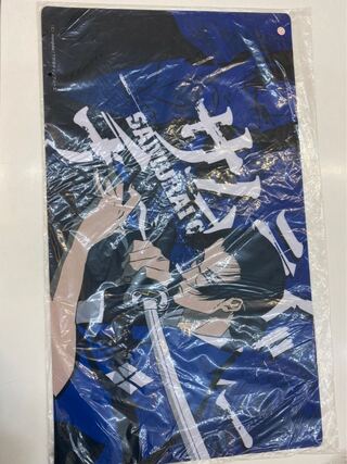 【新品未開封】サムライチャンプルー　ラバープレイマット　ジン:60×35cm