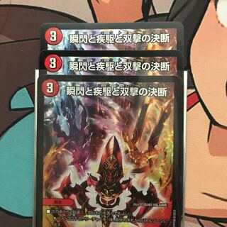 瞬閃と疾駆と双撃の決断