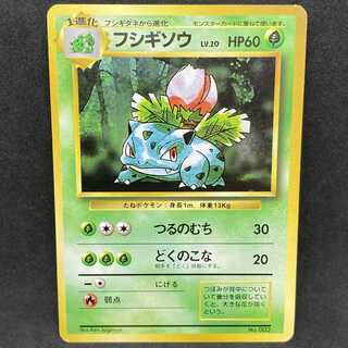 ポケモンカード 旧裏面 フシギソウ 初版 ☆なし マークなし 希少 ポケモンカード 旧裏面 フシギソウ 初版 ☆なし マークなし 希少