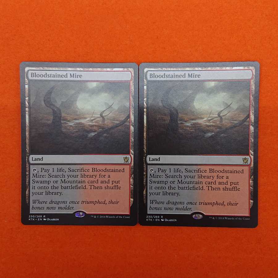 MTG1 血染めのぬかるみ 英語版 KTK 2枚セット