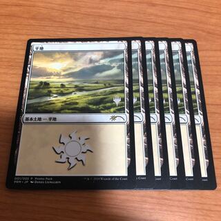 基本土地　平地　6枚セット　スタンプ