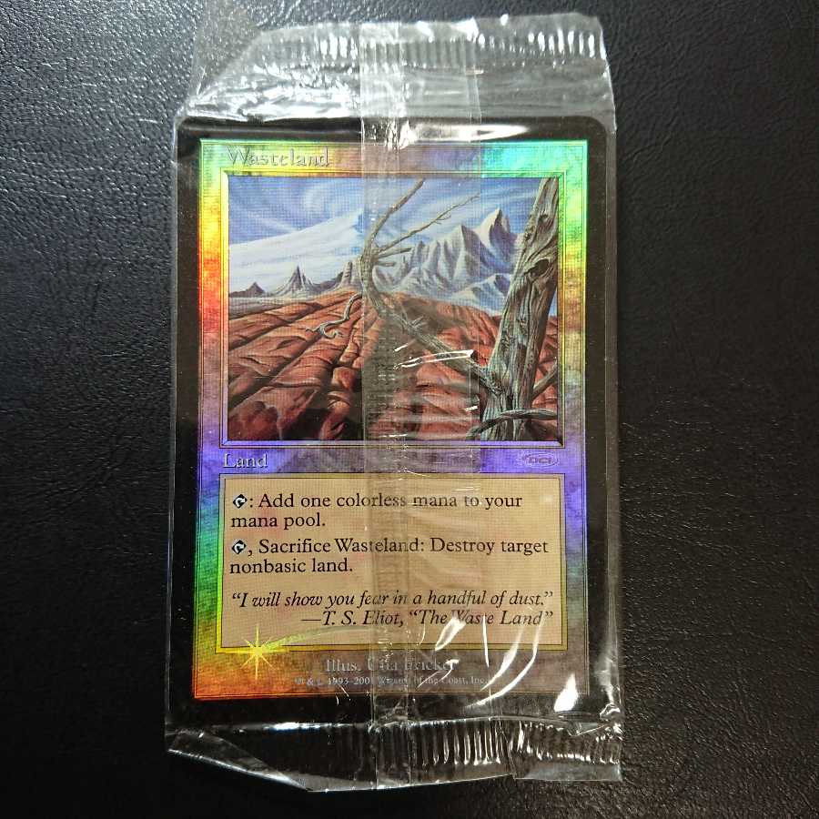 不毛の大地 アリーナFoil 新品未開封１枚②