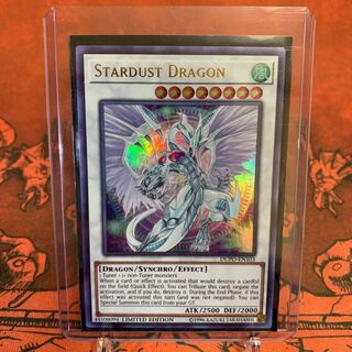 【カードケース付き】遊戯王 英語版 スターダストドラゴン ウル