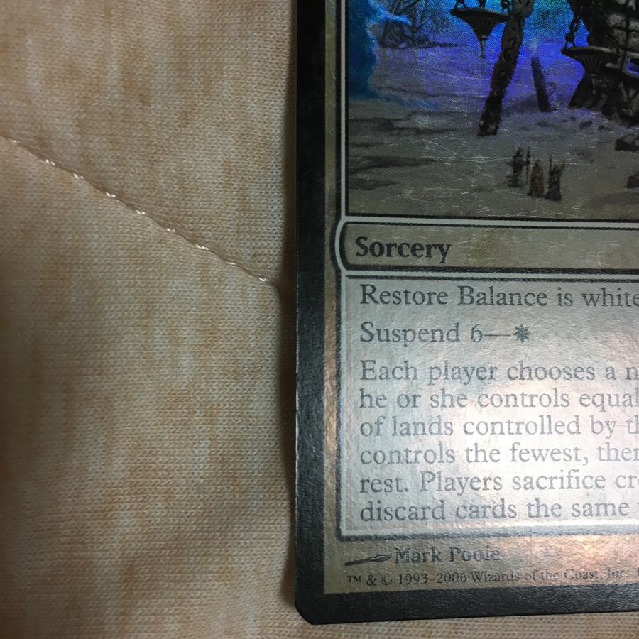 Restore Balance foil English version