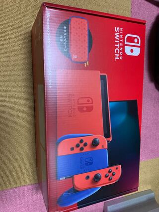 Nintendo Switch ニンテンドースイッチ本体 マリオレッド×ブルー