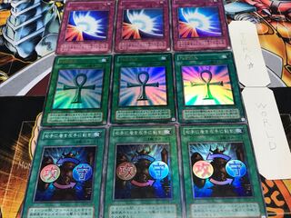Right hand Monster Reborn Sacred Barrier 2nd period ver Super or better Set of 3 each Terra
