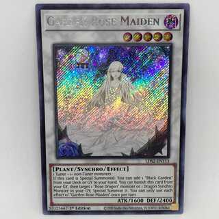 遊戯王 英語 ガーデン・ローズ・メイデン 1st LDS2 シークレット シク