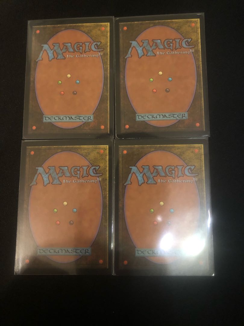 納墓　4枚 セット　日本語