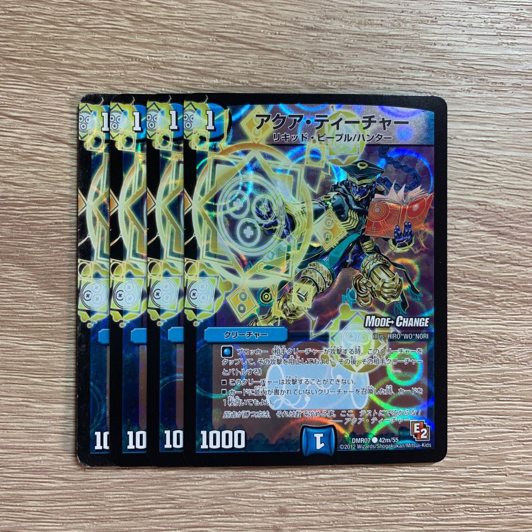 Aqua Teacher (MODE CHANGE) Set of 4 ①.