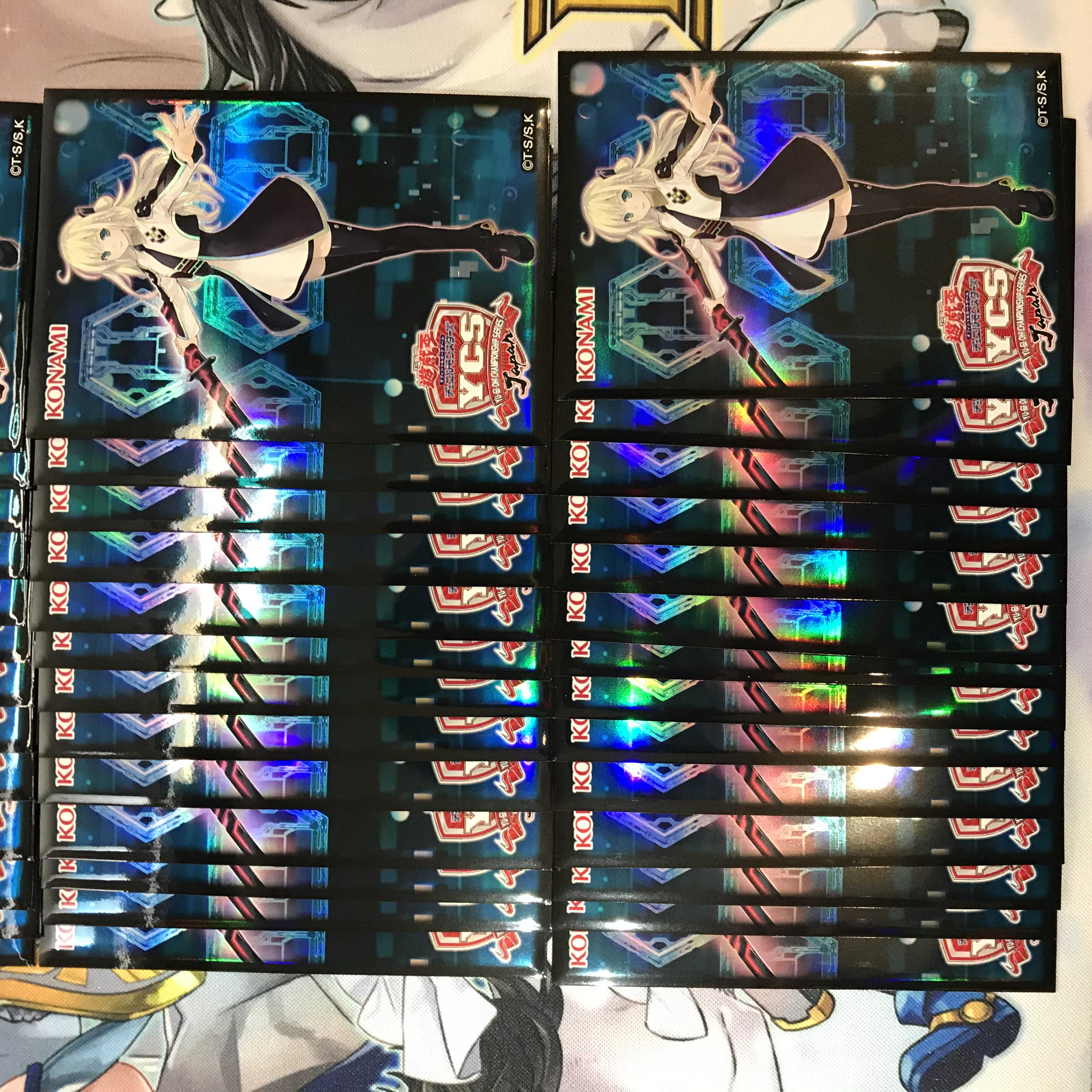 遊戯王 ycsj 閃刀姫レイ スリーブ 40枚セット おまけ付き