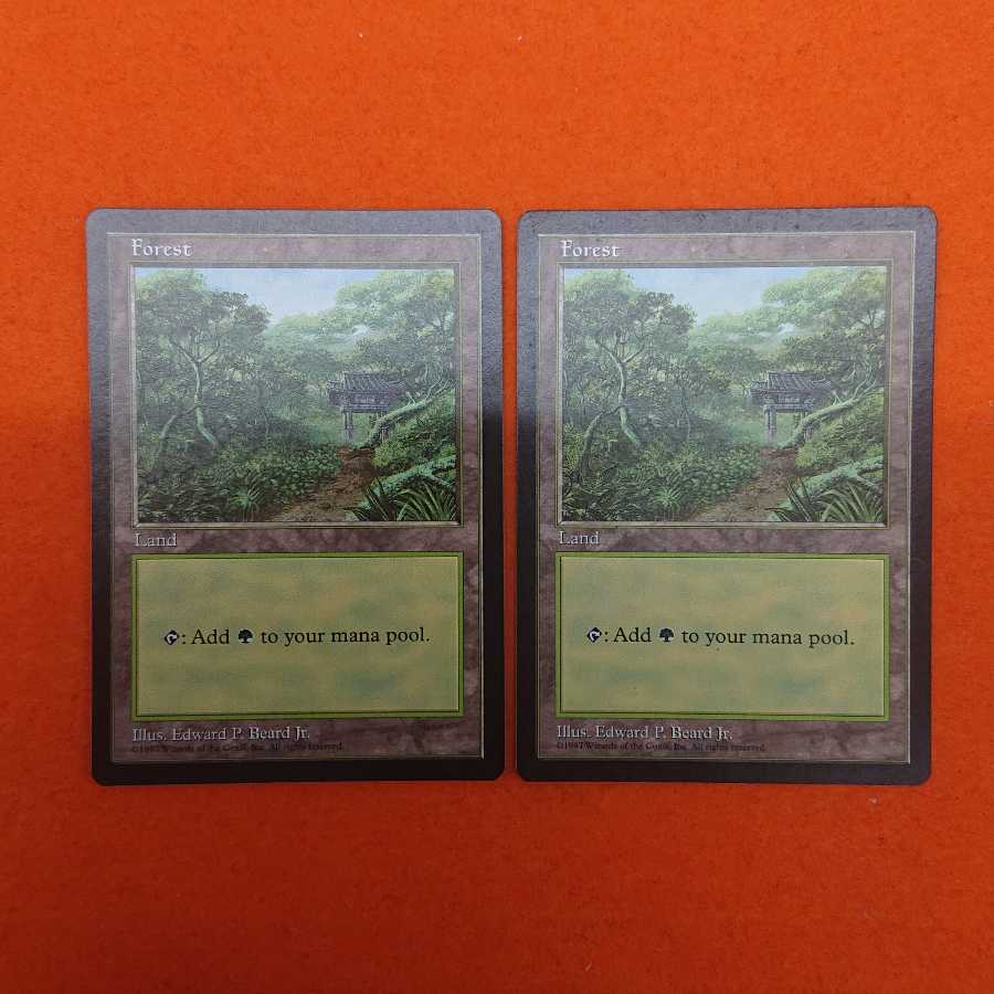 MTG2 APAC3 Forest Set of 2