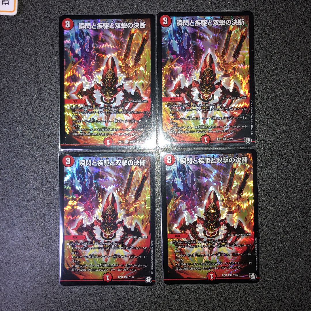 瞬閃と疾駆と双撃の決断