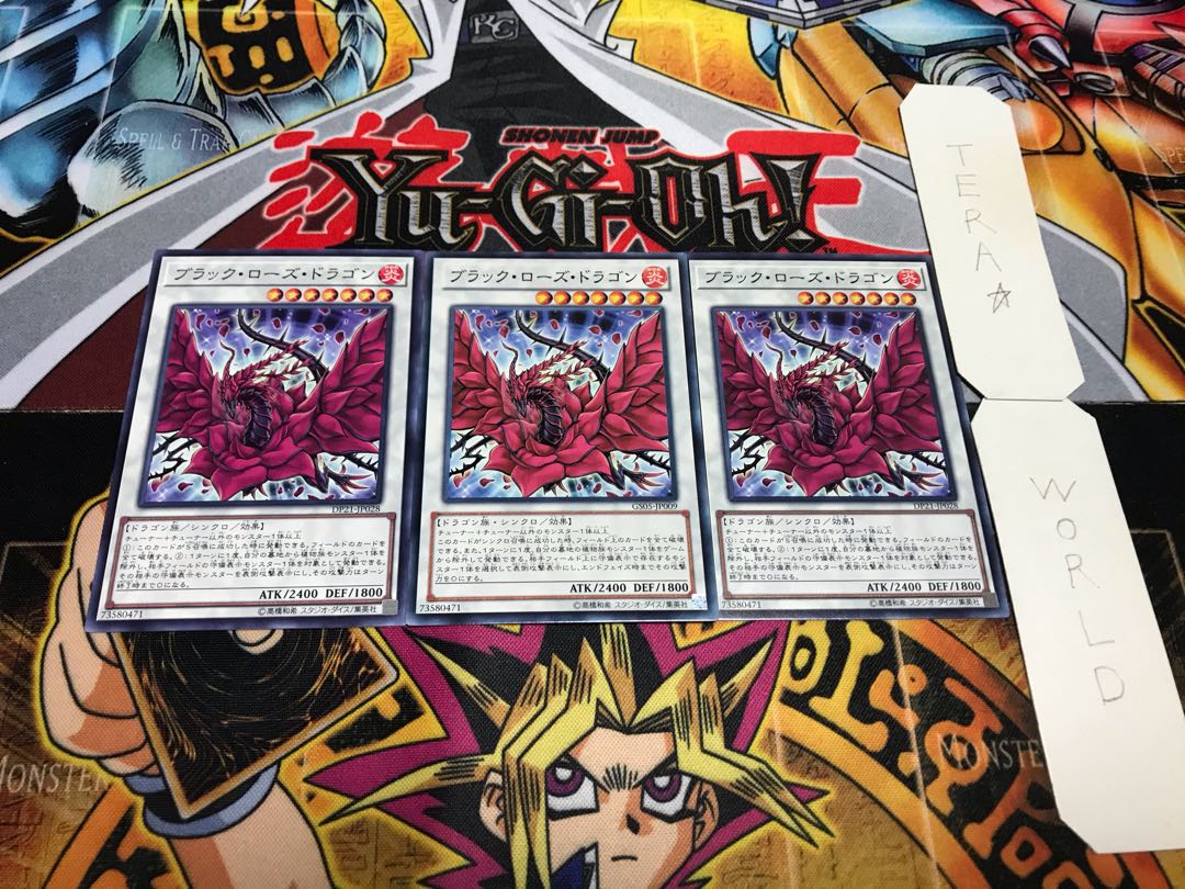 Black Rose Dragon Normal, set of 3, Tera