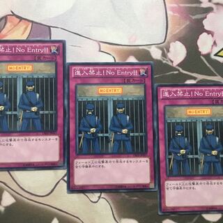 進入禁止!No Entry!! 3枚　遊戯王