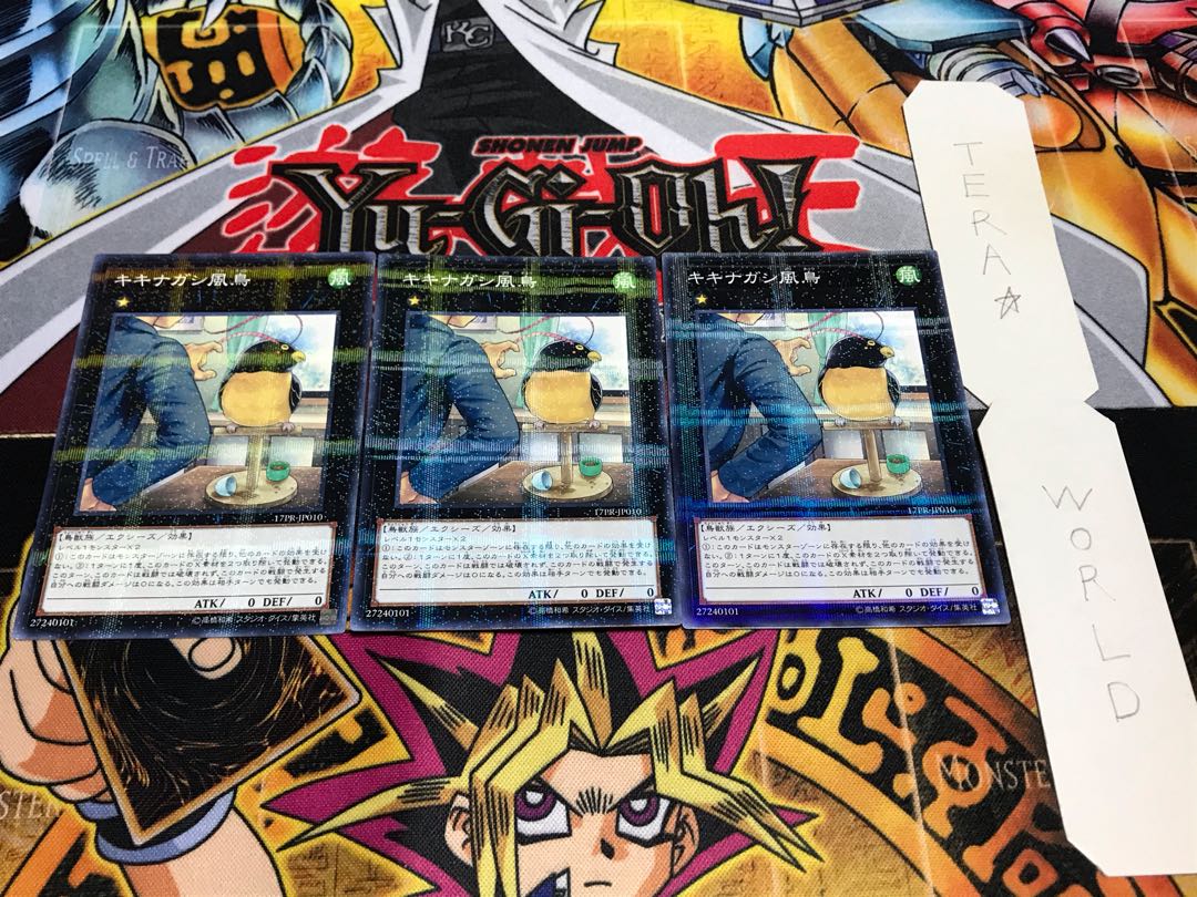 キキナガシ風鳥 ノーマルパラレル 3枚セット てら