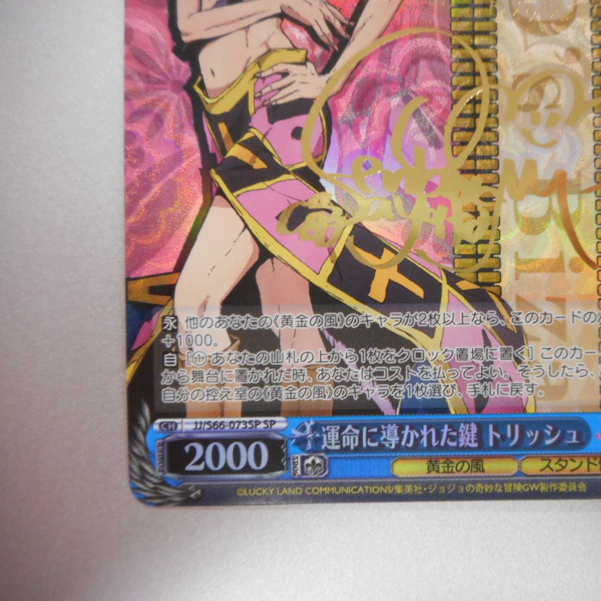 (美品)運命に導かれた鍵トリッシュ SP サイン JJ/S66-073