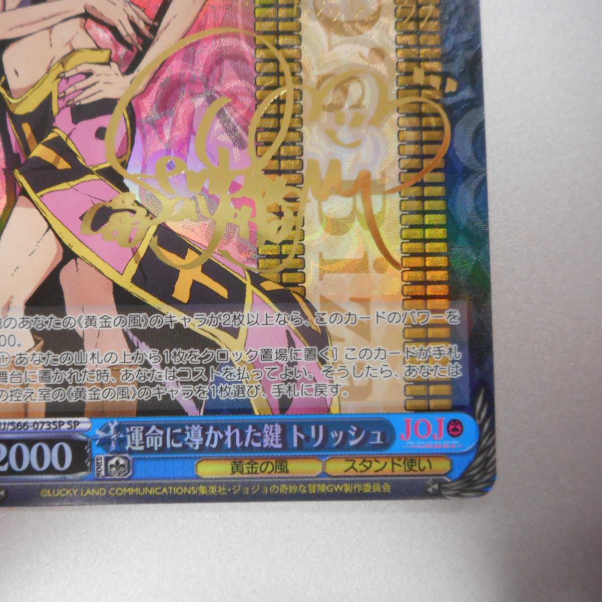 (美品)運命に導かれた鍵トリッシュ SP サイン JJ/S66-073