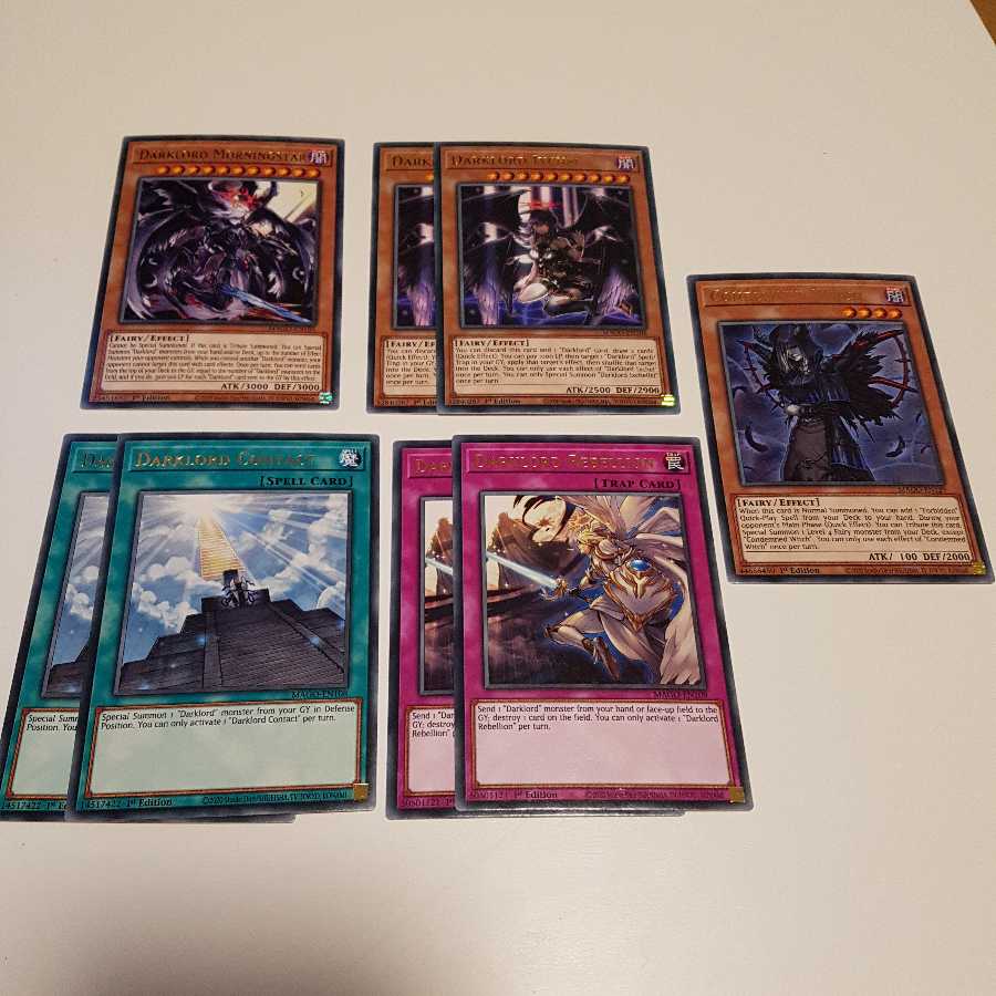 EU] Darklord Ixchel and others Gold Letter Rare Set Condemned Witch