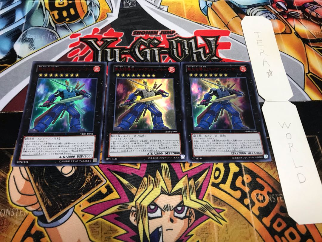 Hot-blooded Guidance King Giant Trainer Ultra, set of 3, Tera.