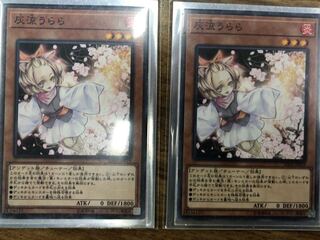 灰流うらら はるうらら 2枚 ノーマル プレイ用