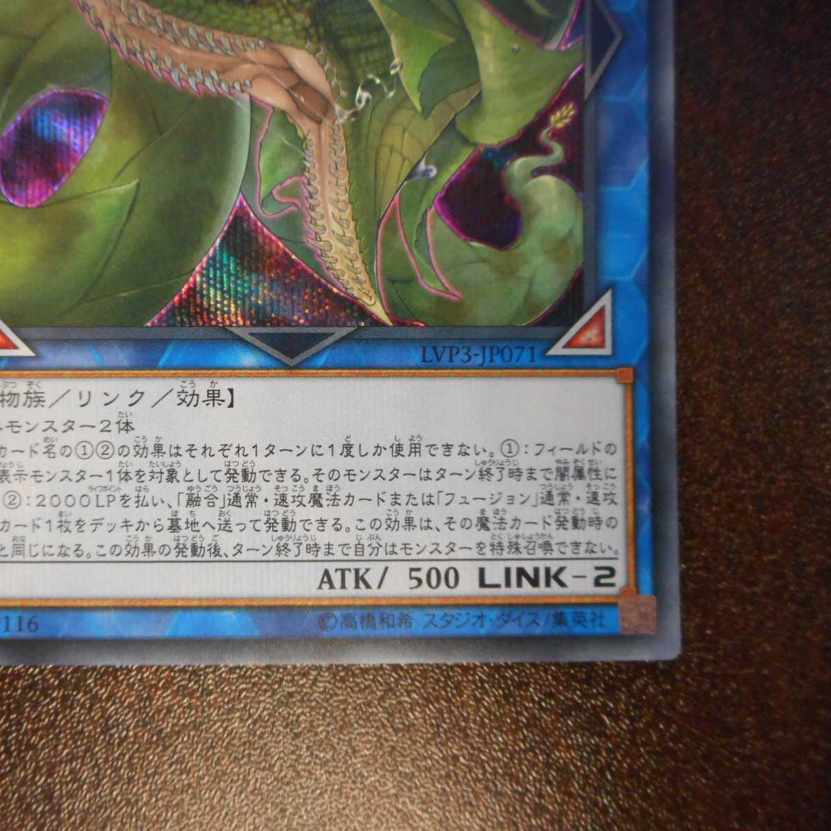 （美品）捕食植物ヴェルテ・アナコンダ　シークレットレア