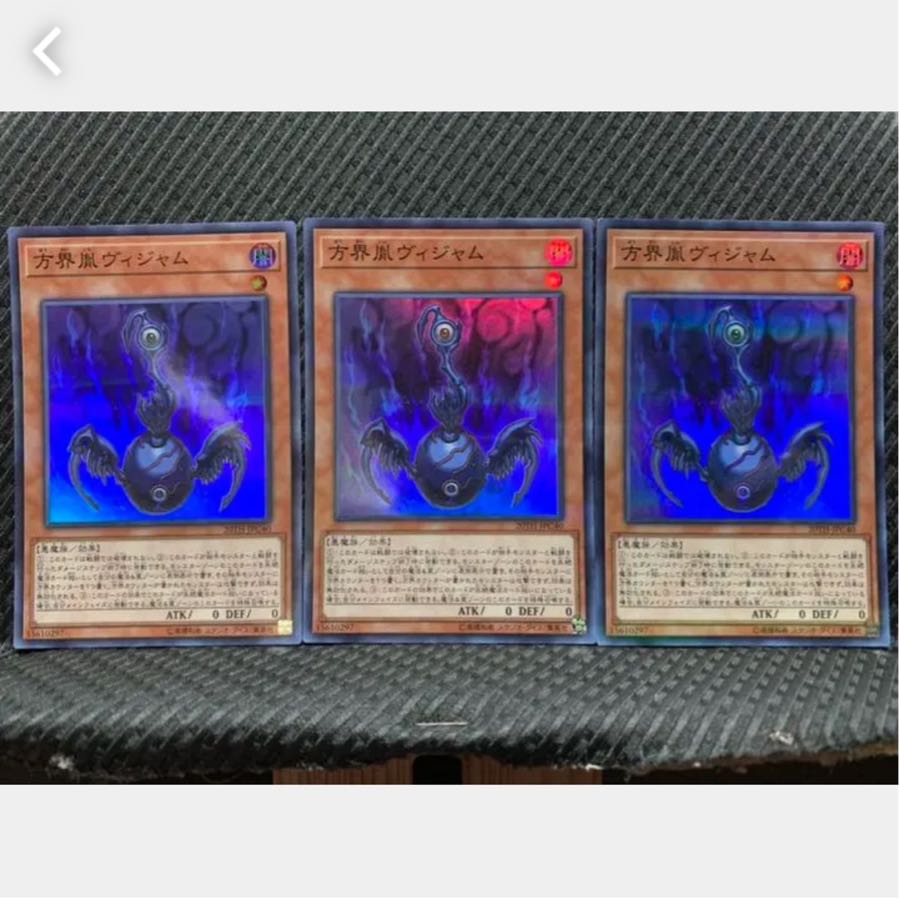 【ぽぽたん】遊戯王 1160 方界胤ヴィジャム 3枚 スーパー