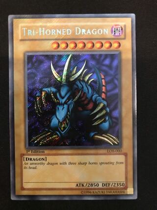トライホーン・ドラゴン　LOB  1st 旧アジア　シク　英語　②