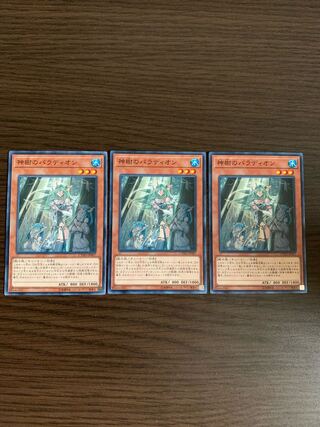 神樹のパラディオン ノーマル　3枚セット