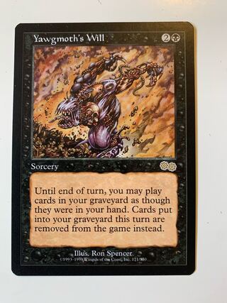 Yawgmoth’s Will