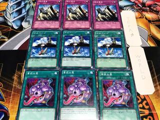 貪欲な壺 サルベージ 神の宣告 ノーマル 各3枚セット まとめ