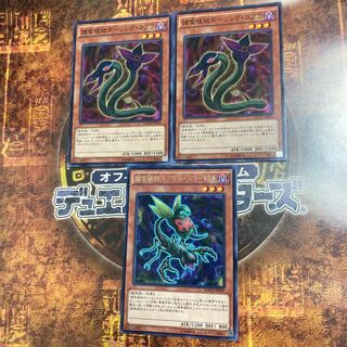 遊戯王★捕食植物オフリス・スコーピオ、ダーリング・コブラ★三枚セット★