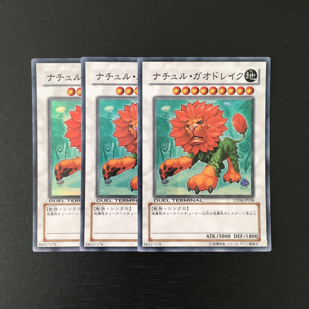 h74 ナチュル・ガオドレイク スーレア 3枚セット 遊戯王 トレトレ