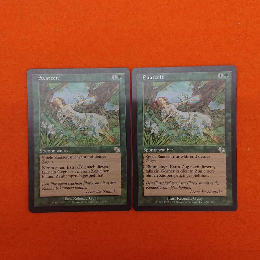 MTG1 種蒔き時 saatzeit ドイツ語版 2枚セット