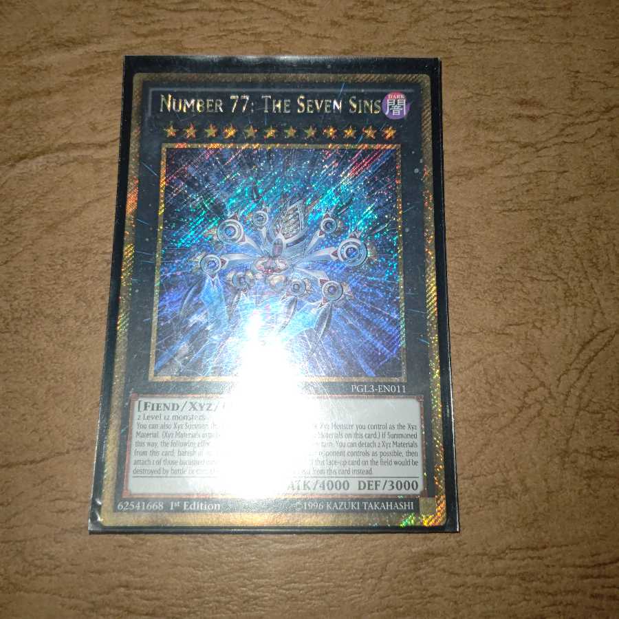 Number 77: The Seven Sins Gold Secret Rare English Edition