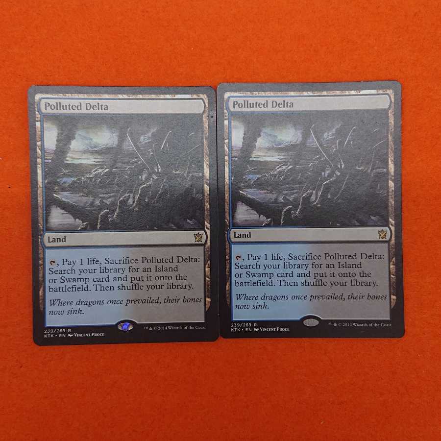 MTG1 汚染された三角州 英語版 【KTK】2枚セット