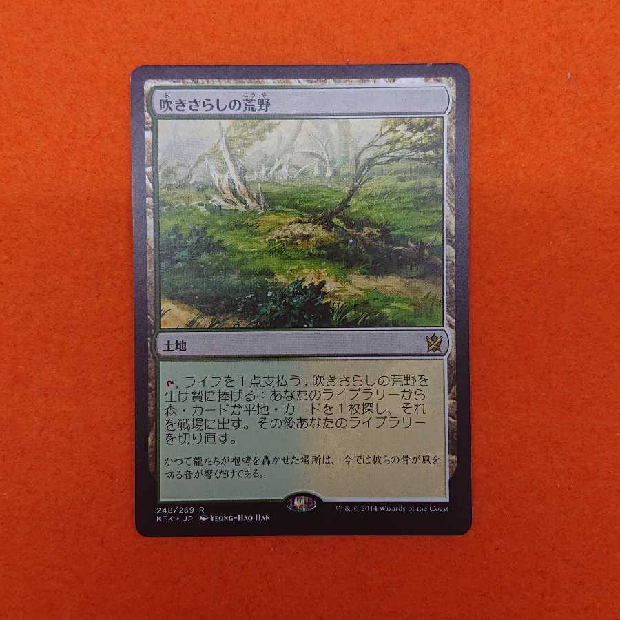 MTG2 吹きさらしの荒野 【KTK】