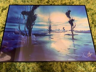 額無し【Adakar Wastes/アダーカー荒原】サイン入り複製原画