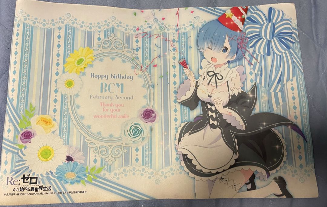 プレイマット Re:ゼロから始める異世界生活(レム)