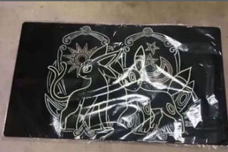 エーフィ ブラッキー プレイマット Amazon | 海外ポケモンセンター限定 エーフィ&ブラッキー