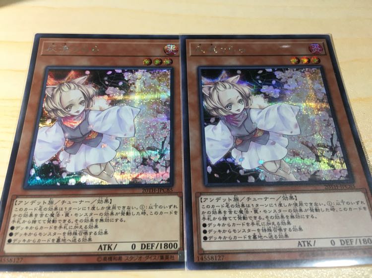 遊戯王 灰流うらら シク 2枚