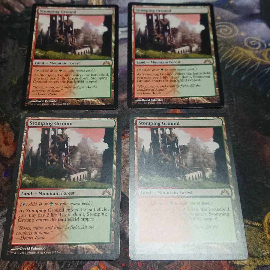 踏み鳴らされる地 英語版四枚セット