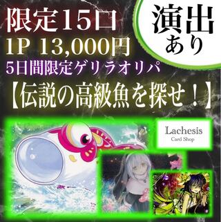 Lachesis 限定15口【伝説の高級魚を探せ！】5口分