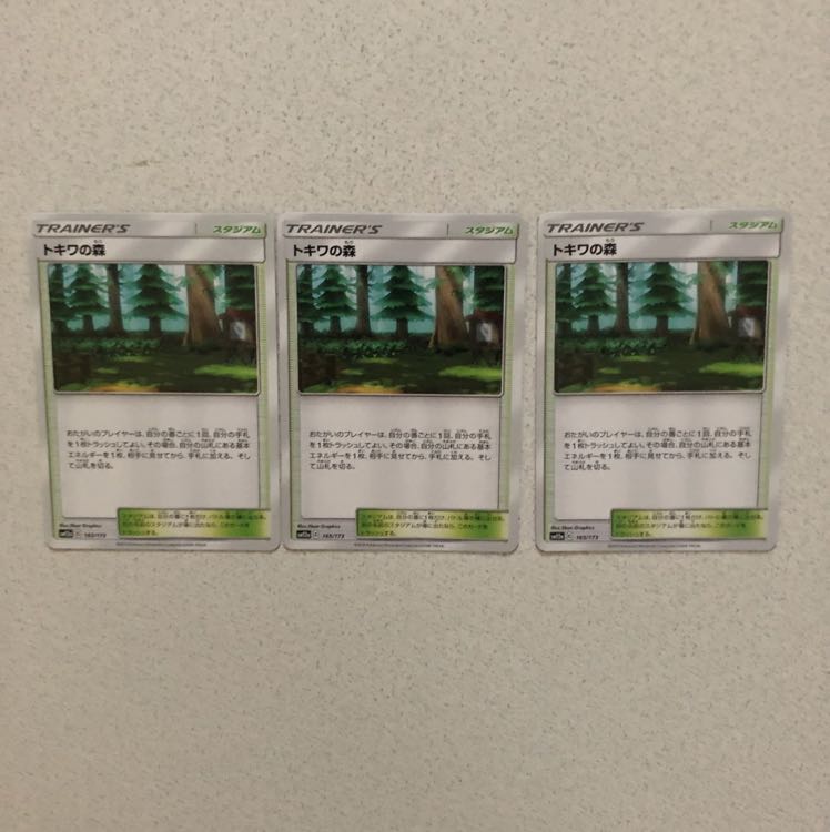 トキワの森 3枚セット