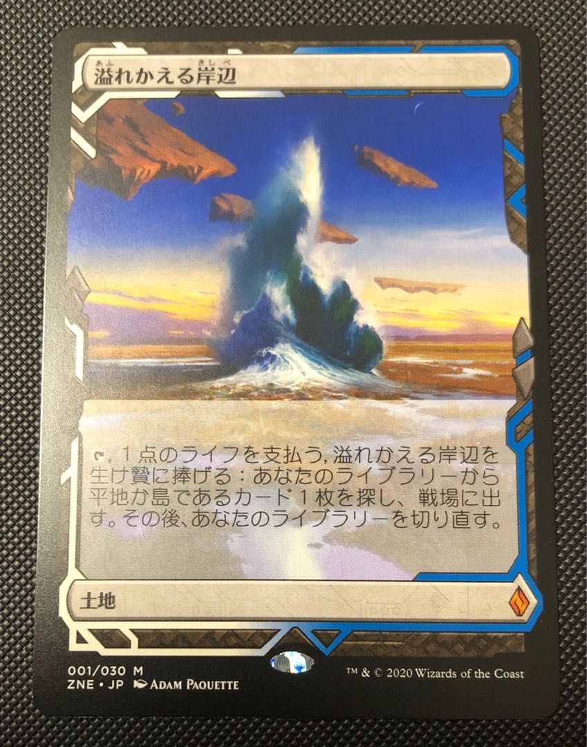 溢れかえる岸辺 ZNEエクスペディション版 日本語1枚