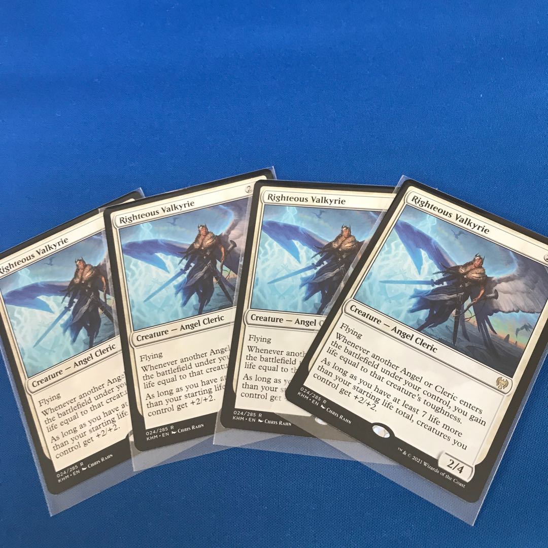 MTG  正義の戦乙女　英語版　四枚組