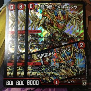 龍爪者“SVN”ムソウ｜二爪流トレーニング　３枚セット