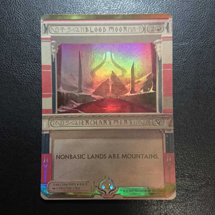 血染めの月/Blood Moon マスターピースFoil１枚