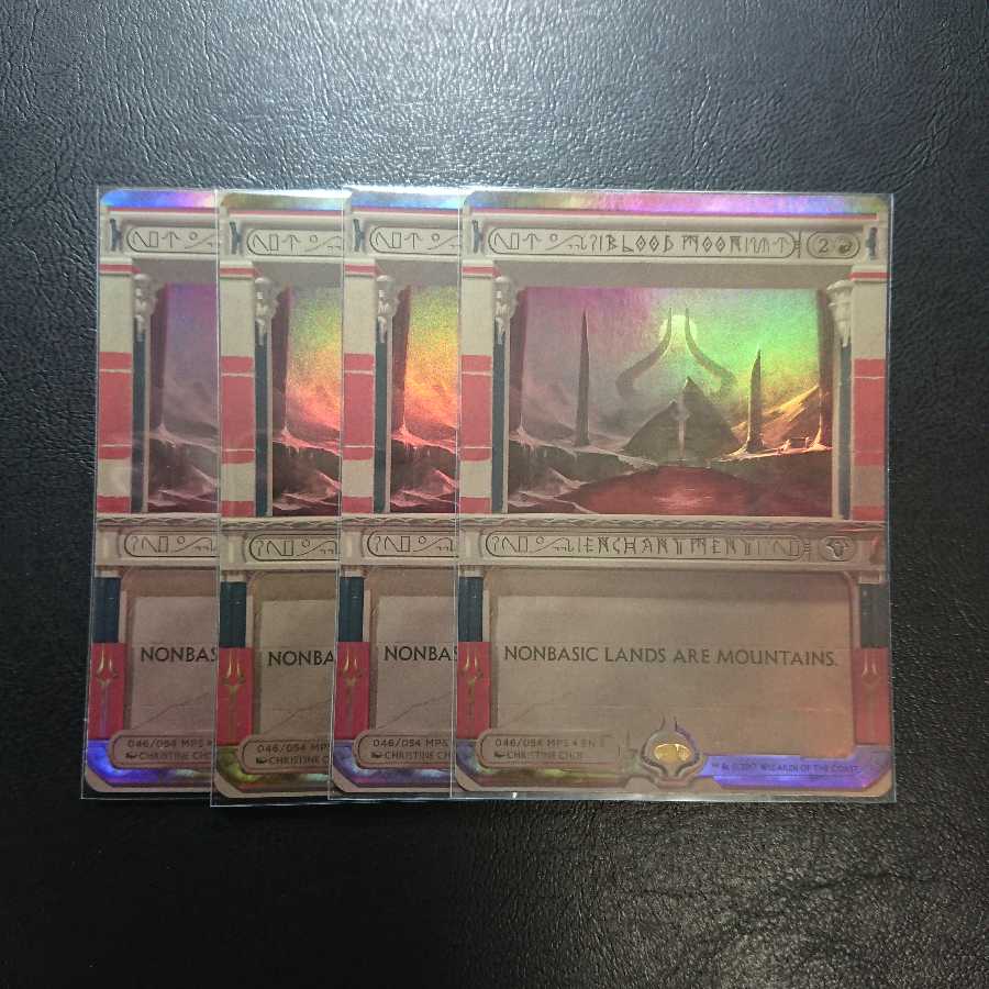 血染めの月/Blood Moon マスターピースFoil１枚