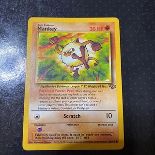 Pokémon Card Mankey English version
